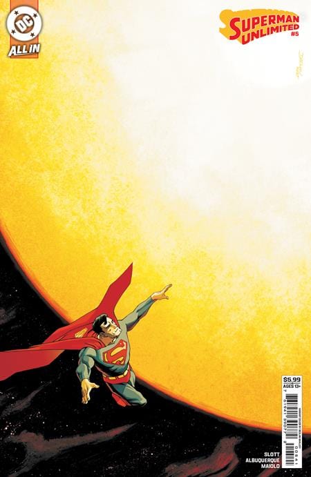 DC Comics NEW THIS WEEK SUPERMAN UNLIMITED #5 CVR E DECLAN SHALVEY CARD STOCK VAR