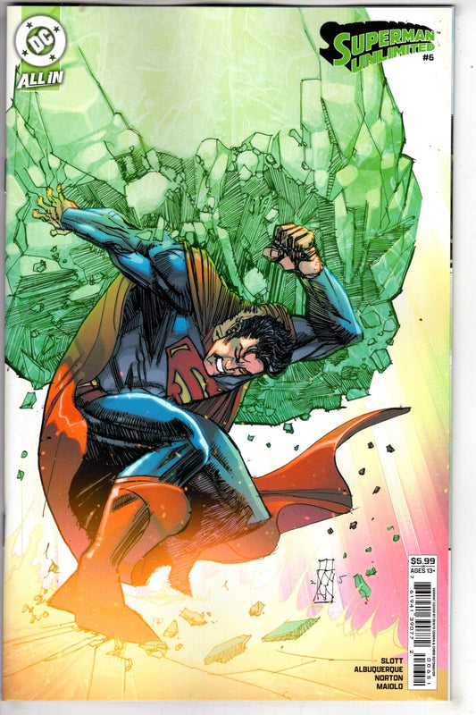 DC Comics NEW THIS WEEK SUPERMAN UNLIMITED #6 CVR E DENYS COWAN CARD STOCK VAR
