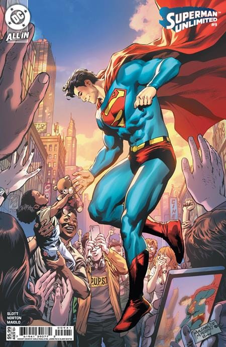 DC Comics NEW THIS WEEK SUPERMAN UNLIMITED #9 CVR D CARLO PAGULAYAN & JASON PAZ CARD STOCK VAR (VF/NM)
