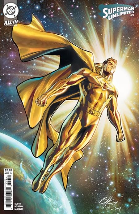 DC Comics NEW THIS WEEK SUPERMAN UNLIMITED #9 CVR E CLAYTON HENRY CARD STOCK VAR (VF/NM)