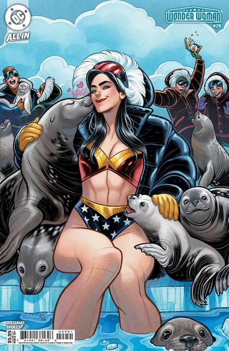 DC Comics NEW THIS WEEK WONDER WOMAN #29 CVR E ELIZABETH TORQUE SWEATER WEATHER CARD STOCK VAR (VF/NM)
