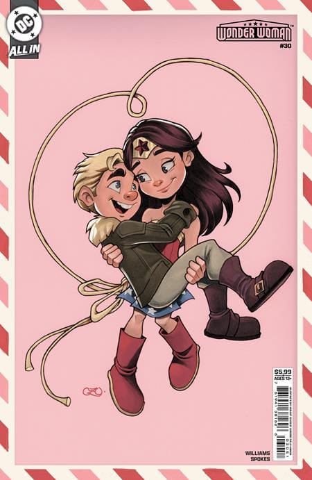 DC Comics NEW THIS WEEK WONDER WOMAN #30 CVR E CHRISSIE ZULLO VALENTINES DAY CARD STOCK VAR (VF/NM)