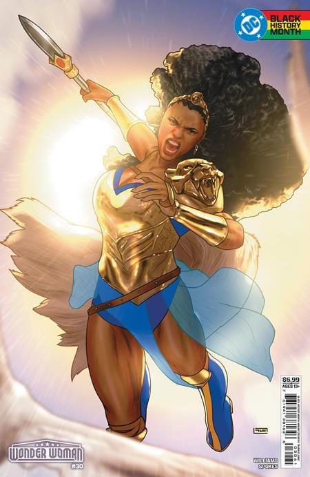 DC Comics NEW THIS WEEK WONDER WOMAN #30 CVR F TAURIN CLARKE BLACK HISTORY MONTH CARD STOCK VAR (VF/NM)