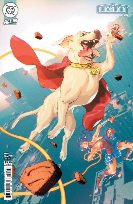 DC Comics NEW THIS WEEK WONDER WOMAN #32 CVR F GERALD PAREL APRIL DROOLS CARD STOCK VAR (VF/NM)