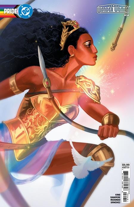 DC Comics NEW THIS WEEK WONDER WOMAN #34 CVR E FATIMA WAJID DC PRIDE CARD STOCK VAR (VF/NM)