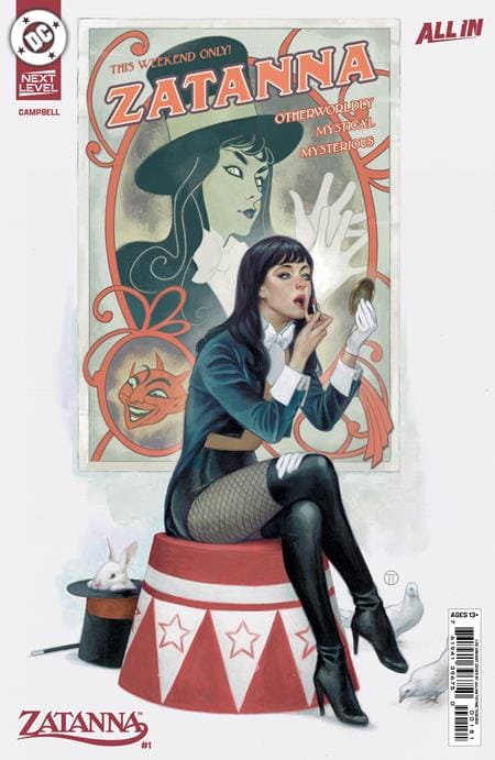 DC Comics NEW THIS WEEK ZATANNA (2026) #1 CVR G INC 1:25 JULIAN TOTINO TEDESCO CARD STOCK VAR (VF/NM)