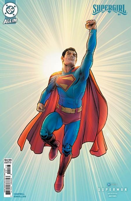 DC Comics SUPERGIRL #1 CVR I NICOLA SCOTT SUPERMAN MOVIE CARD STOCK VAR