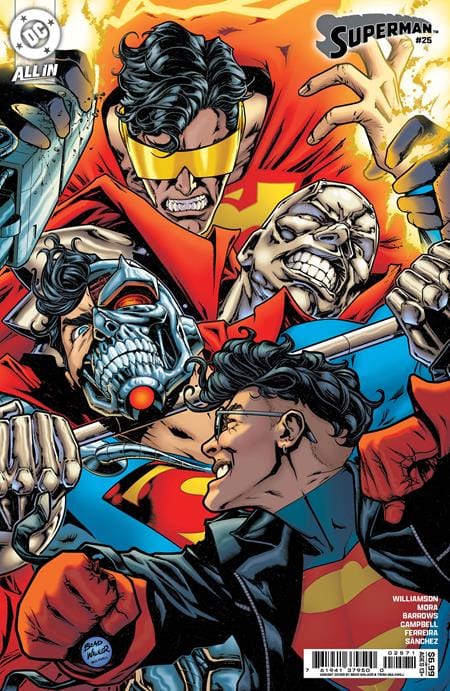 DC COMICS SUPERMAN #25 CVR E BRAD WALKER CARD STOCK VAR