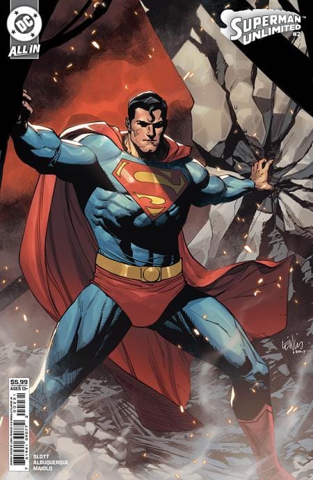DC Comics SUPERMAN UNLIMITED #2 CVR B LEINIL FRANCIS YU CARD STOCK VAR