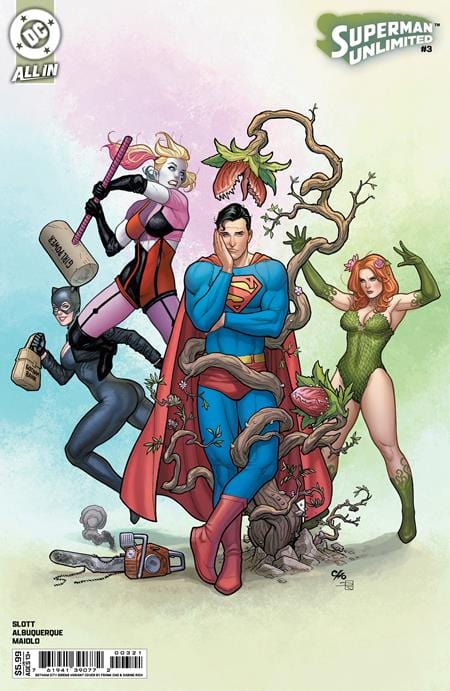 DC Comics SUPERMAN UNLIMITED #3 CVR E FRANK CHO GOTHAM CITY SIRENS CARD STOCK VAR