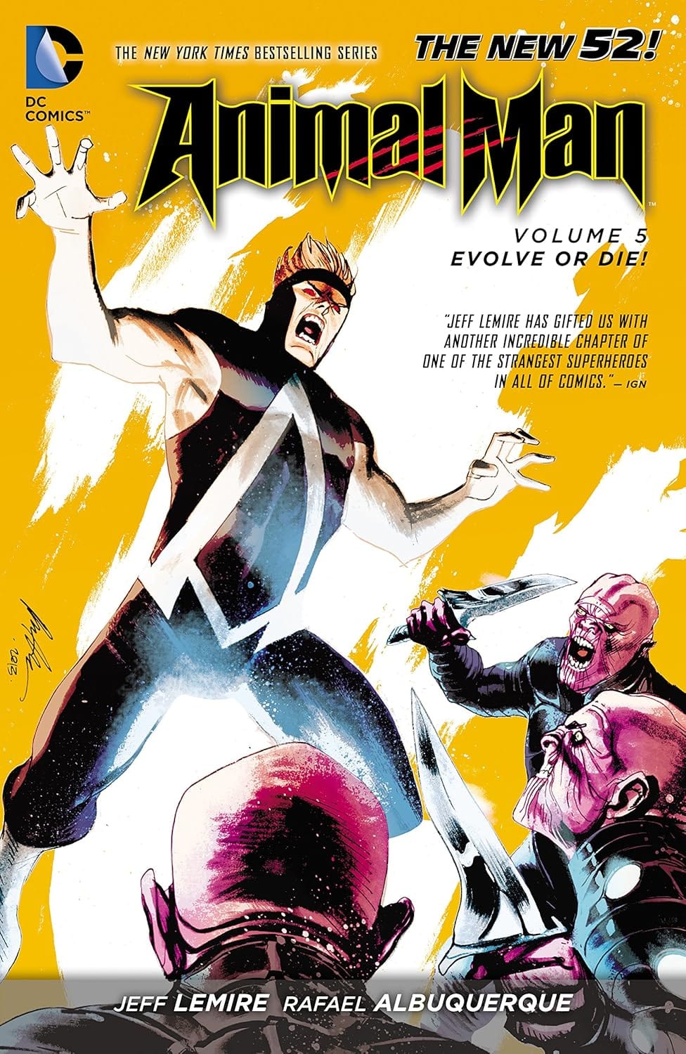 DC COMICS TRADE ANIMAL MAN TP VOL 05 EVOLVE OR DIE (N52)