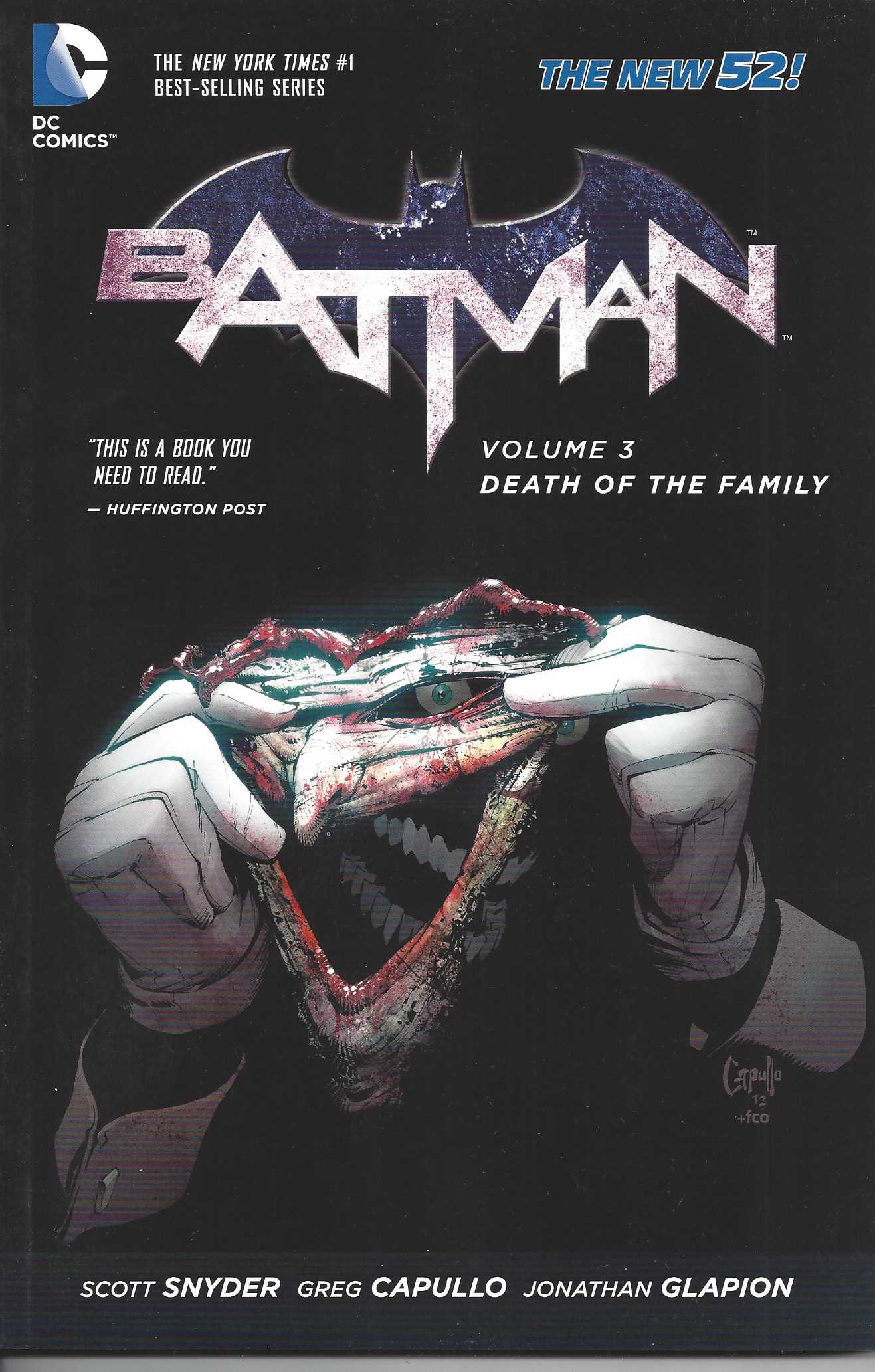 DC COMICS trade BATMAN TP VOL 03 DEATH OF THE FAMILY (N52)
