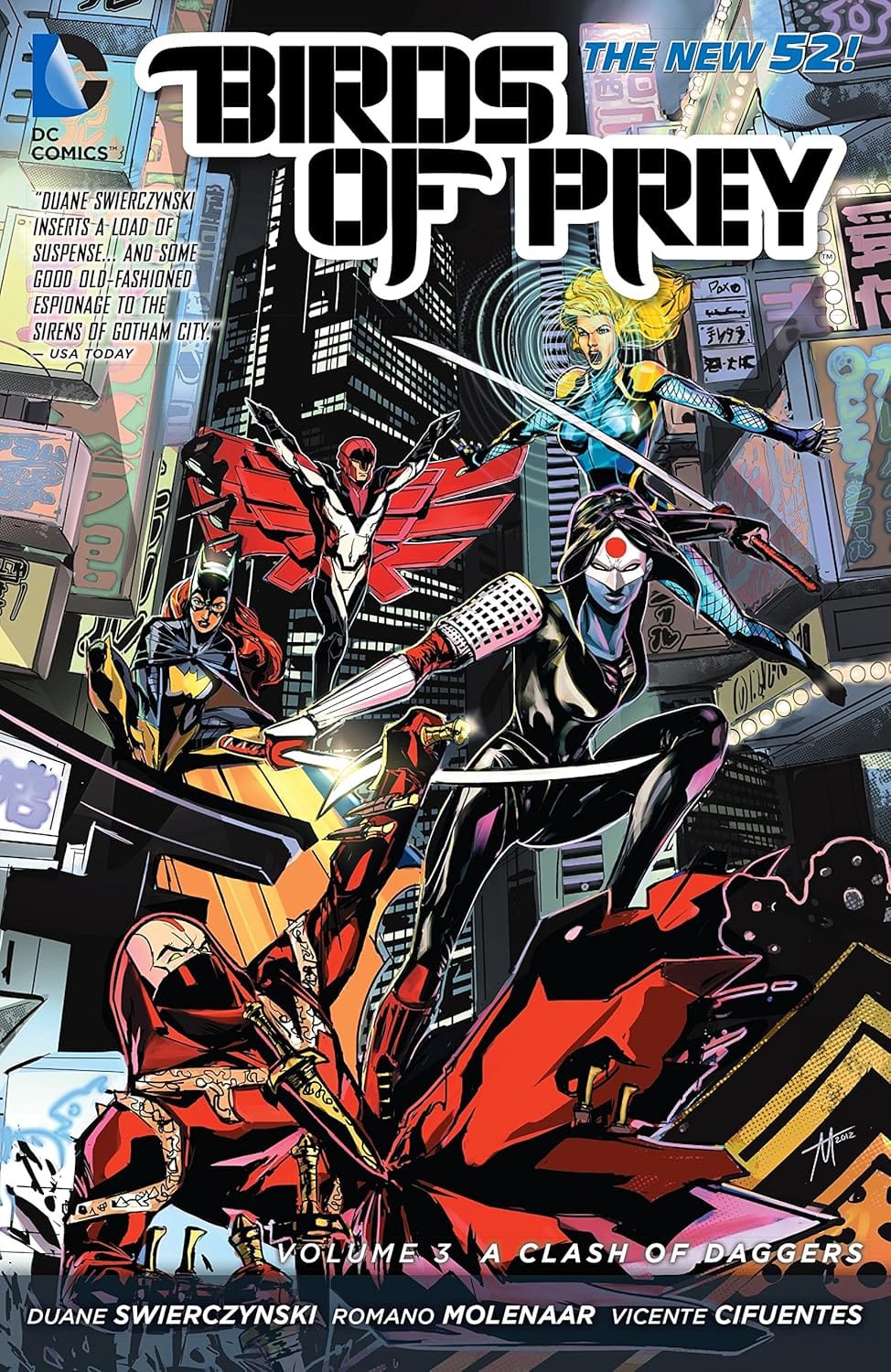 DC COMICS trade BIRDS OF PREY TP VOL 03 CLASH OF DAGGERS (N52)