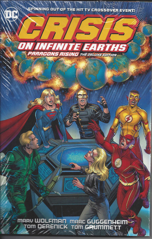 DC COMICS trade CRISIS ON INFINITE EARTHS PARAGONS RISING DLX ED HC