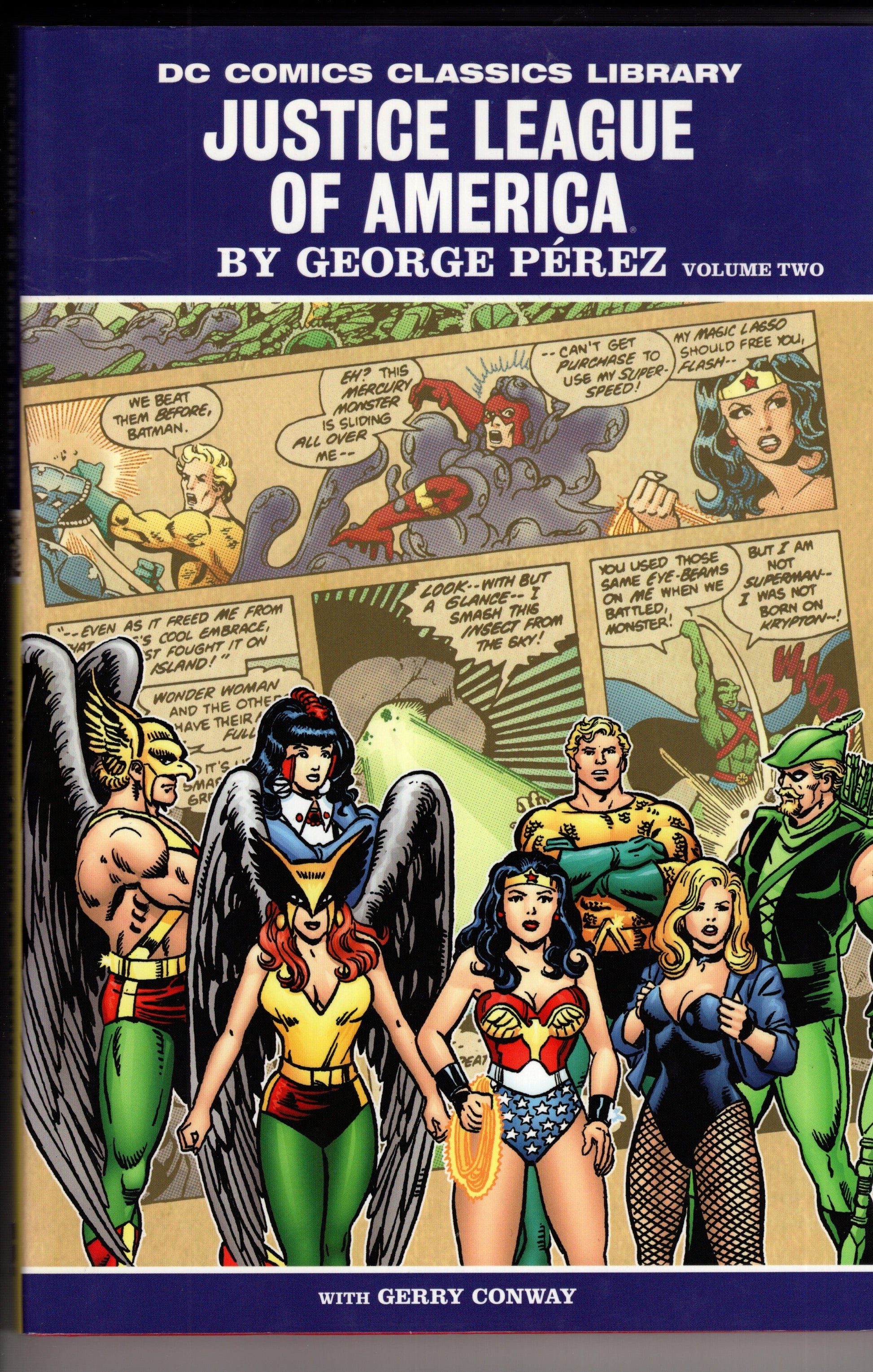 DC COMICS TRADE DC Library JLA By George Perez Hardcover Volume 02