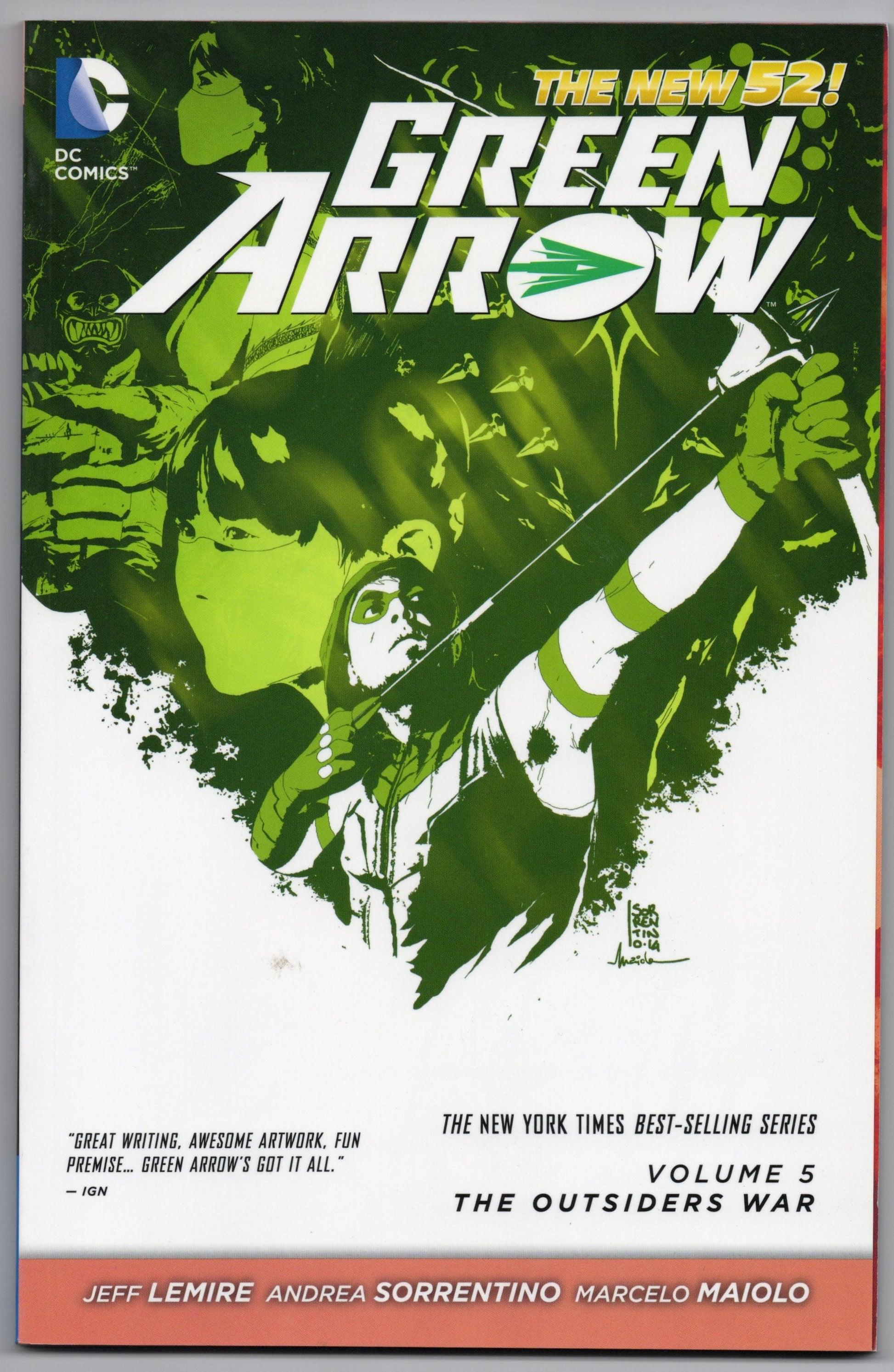 DC COMICS TRADE GREEN ARROW TP VOL 05 OUTSIDERS WAR (N52)