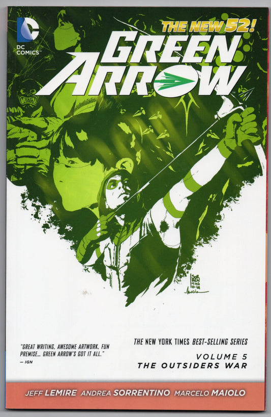 DC COMICS TRADE GREEN ARROW TP VOL 05 OUTSIDERS WAR (N52)