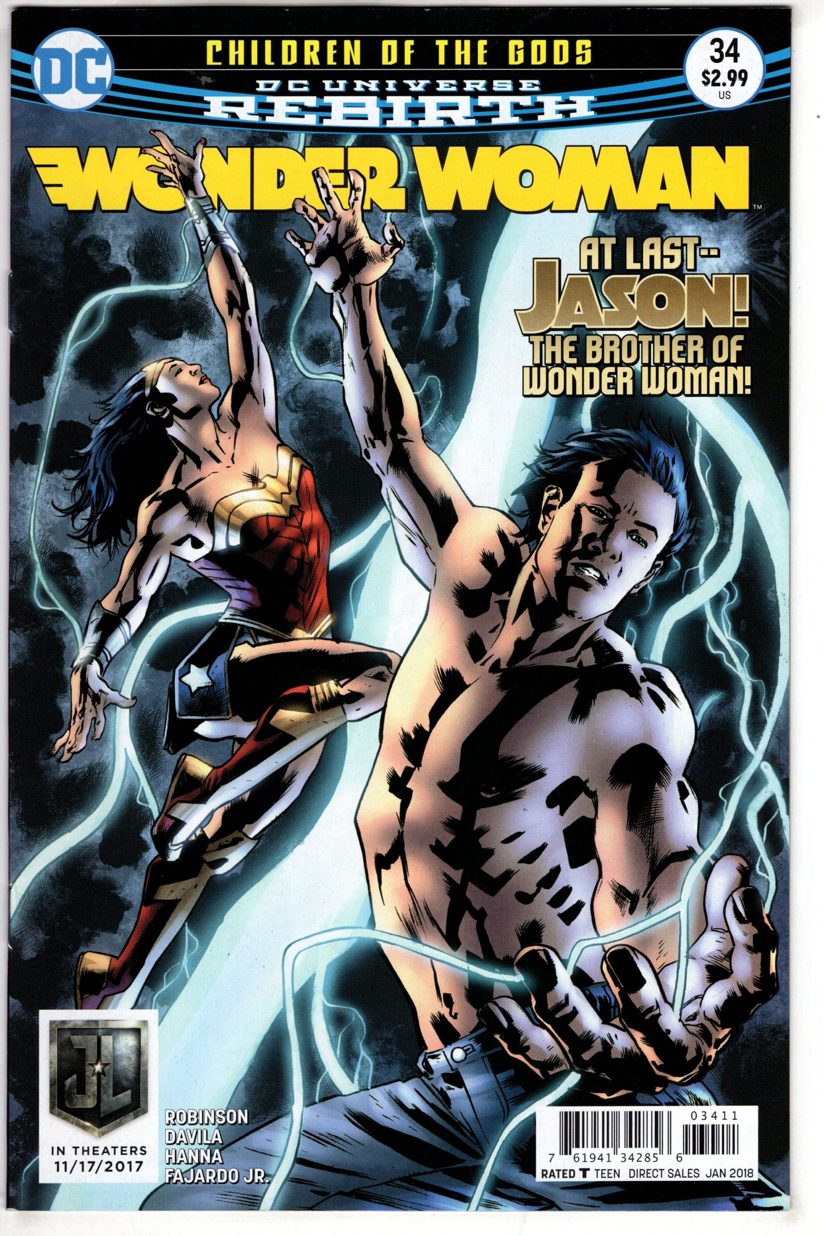 DC COMICS WONDER WOMAN #34  (5th Series)