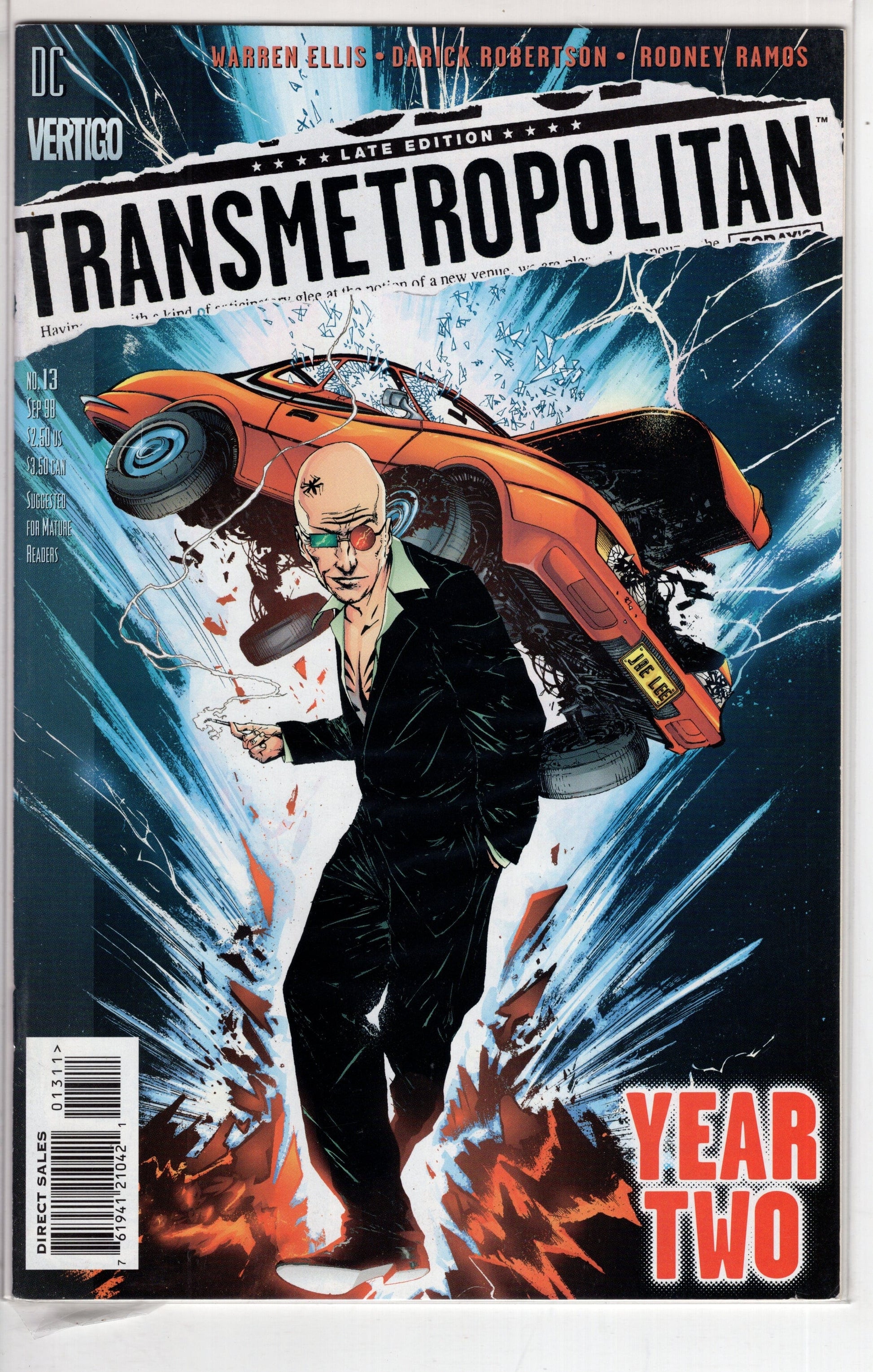 DC/Helix Comics Transmetropolitan #13 (1997-2002)