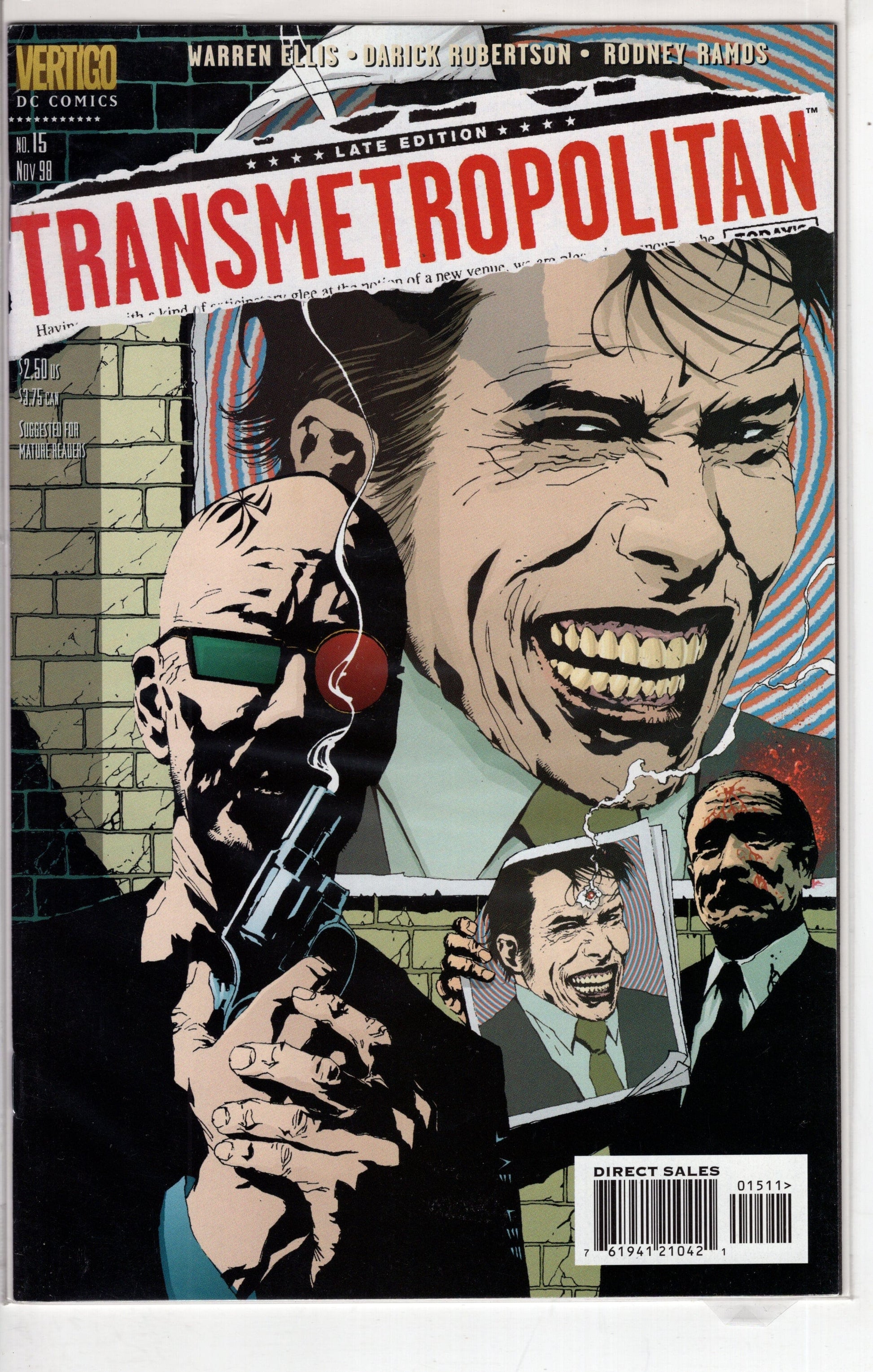 DC/Helix Comics Transmetropolitan #15 (1997-2002)