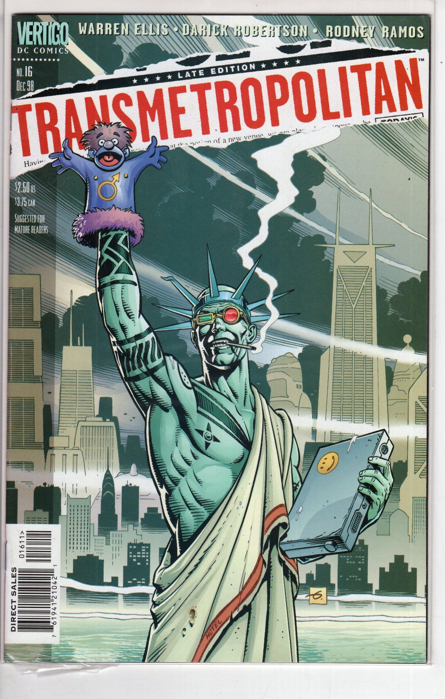 DC/Helix Comics Transmetropolitan #16 (1997-2002)