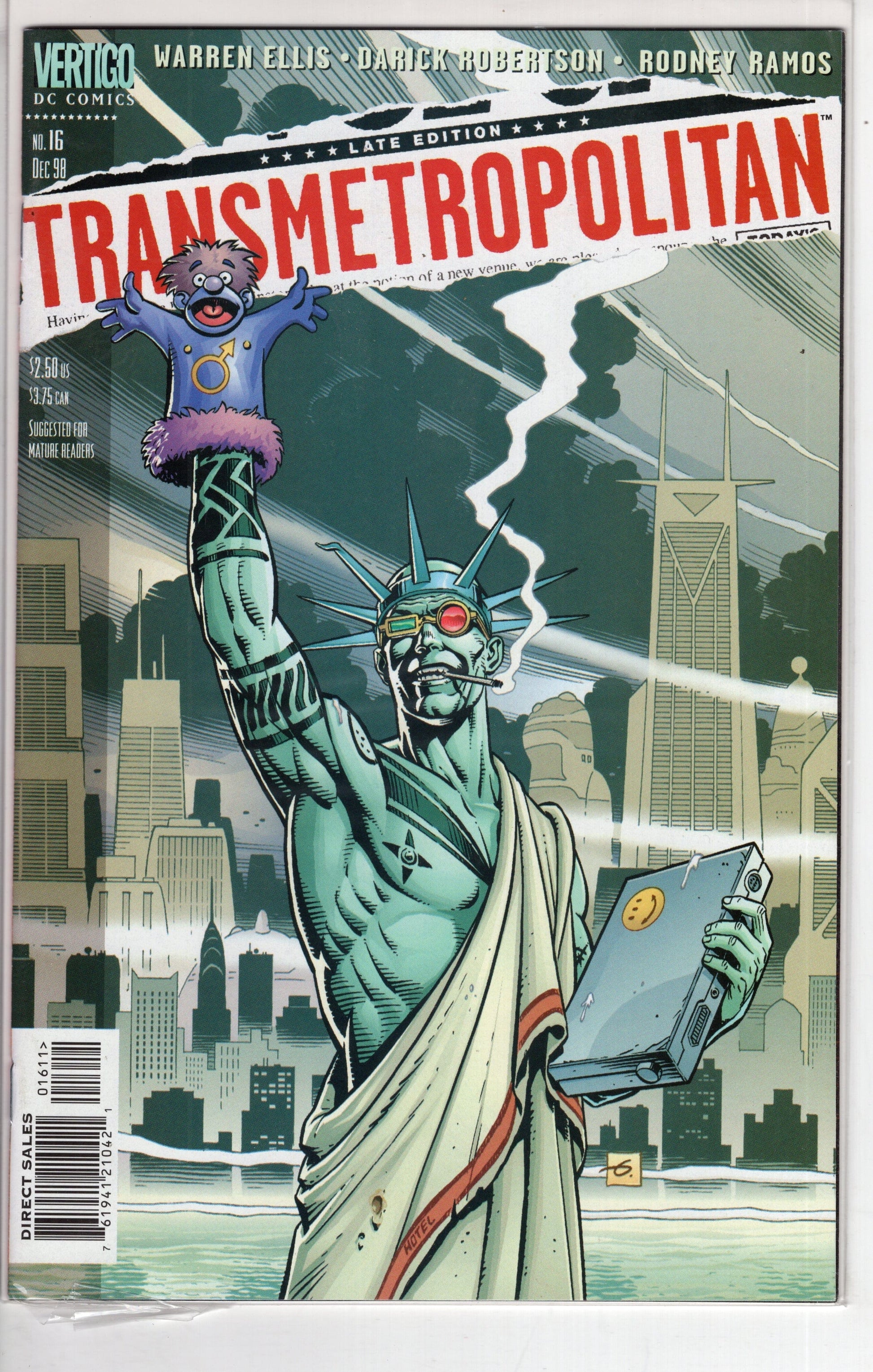 DC/Helix Comics Transmetropolitan #16 (1997-2002)