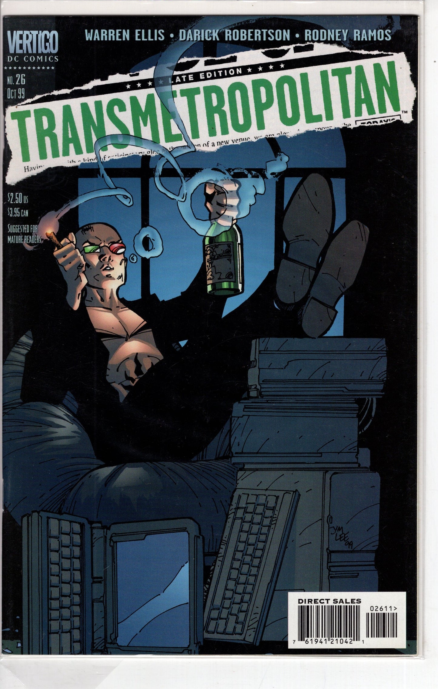 DC/Helix Comics Transmetropolitan #26 (1997-2002)