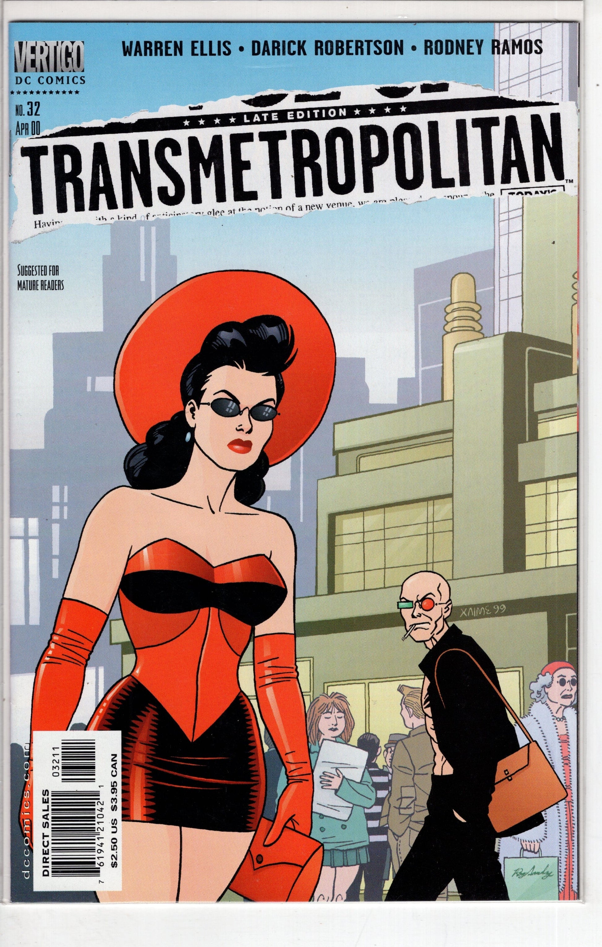 DC/Helix Comics Transmetropolitan #32 (1997-2002)