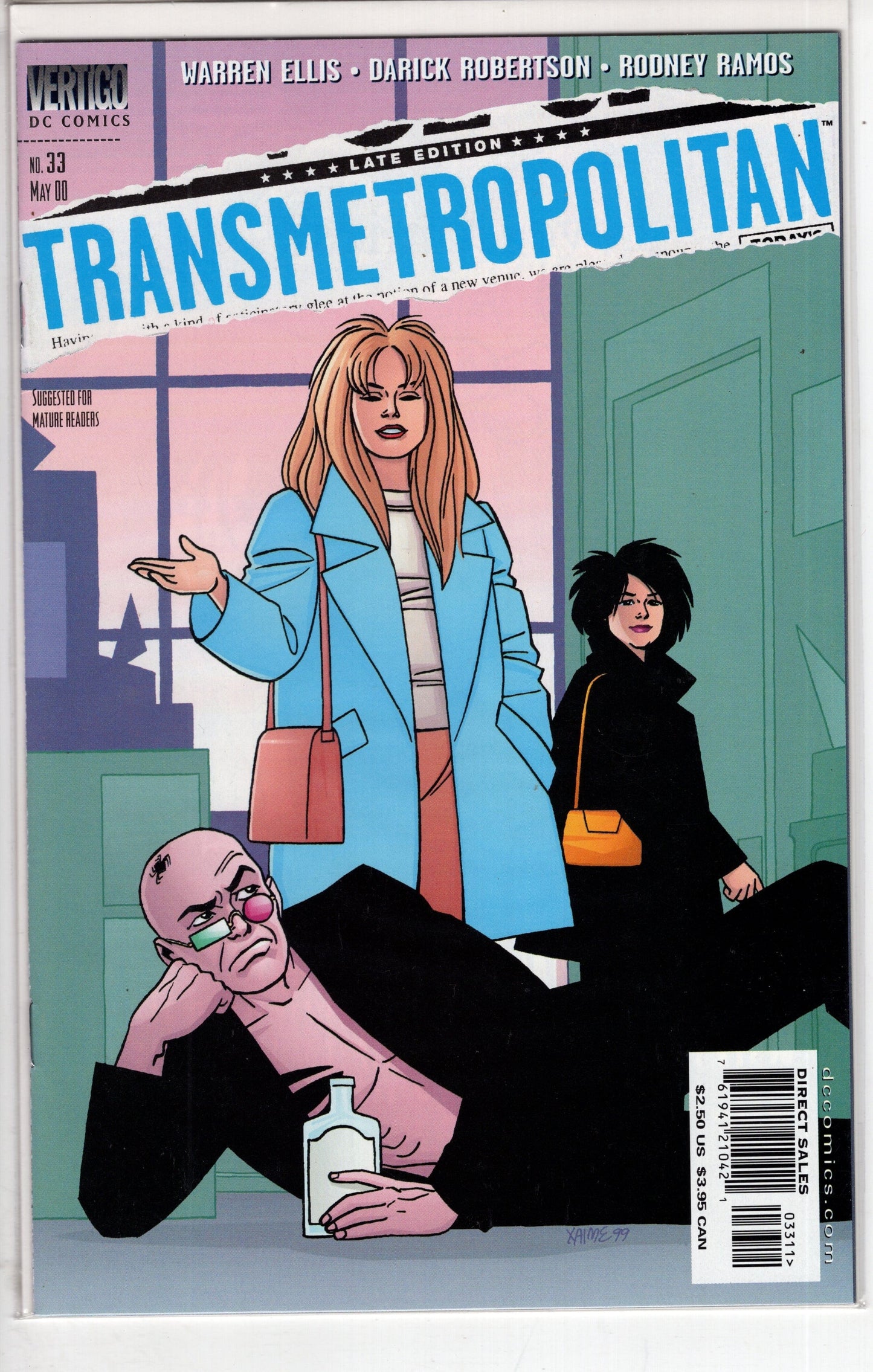 DC/Helix Comics Transmetropolitan #33 (1997-2002)