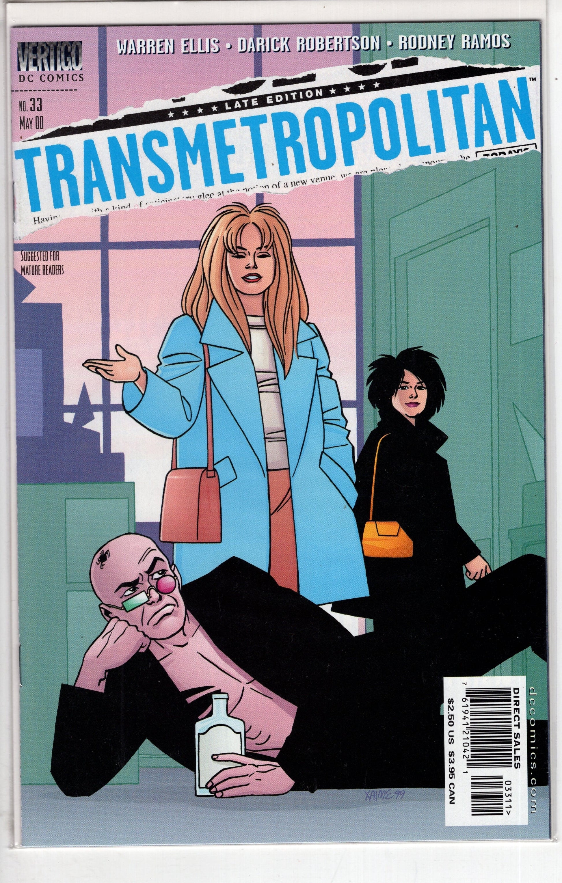 DC/Helix Comics Transmetropolitan #33 (1997-2002)