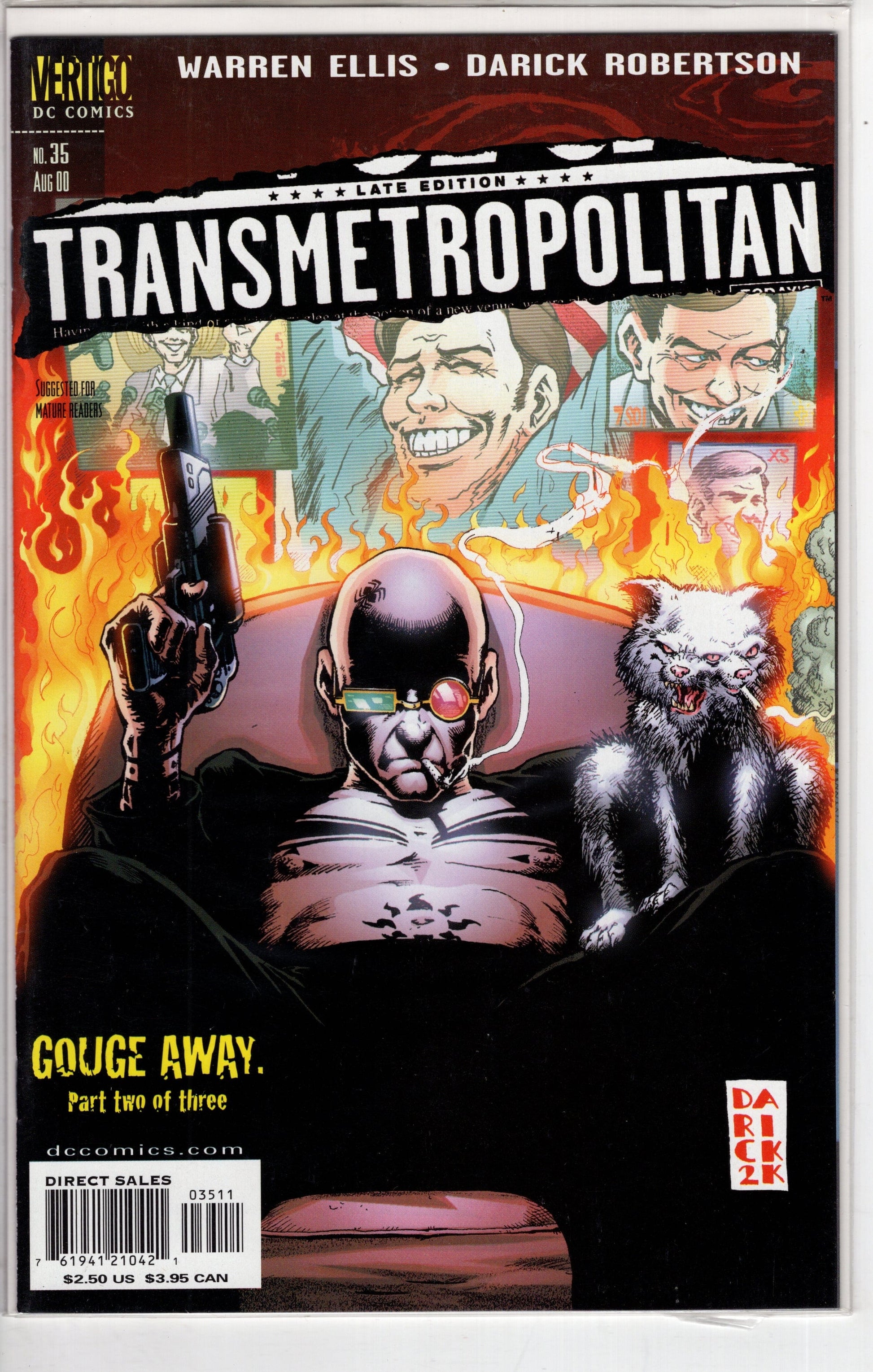 DC/Helix Comics Transmetropolitan #35 (1997-2002)