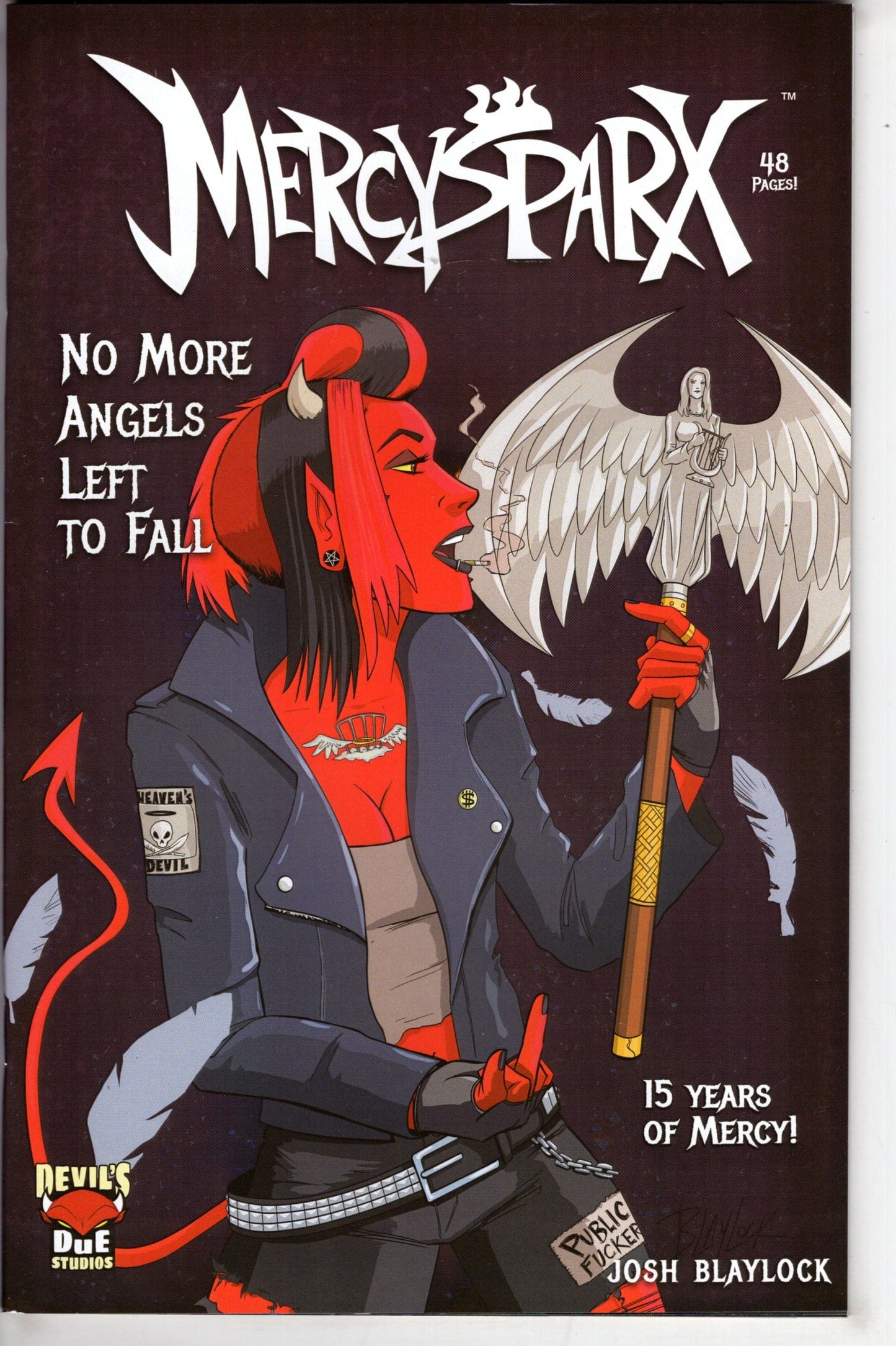DEVILS DUE COMIC BOOK Mercy Sparx No More Angels Left To Fall Cover A Blaylock (Mature)