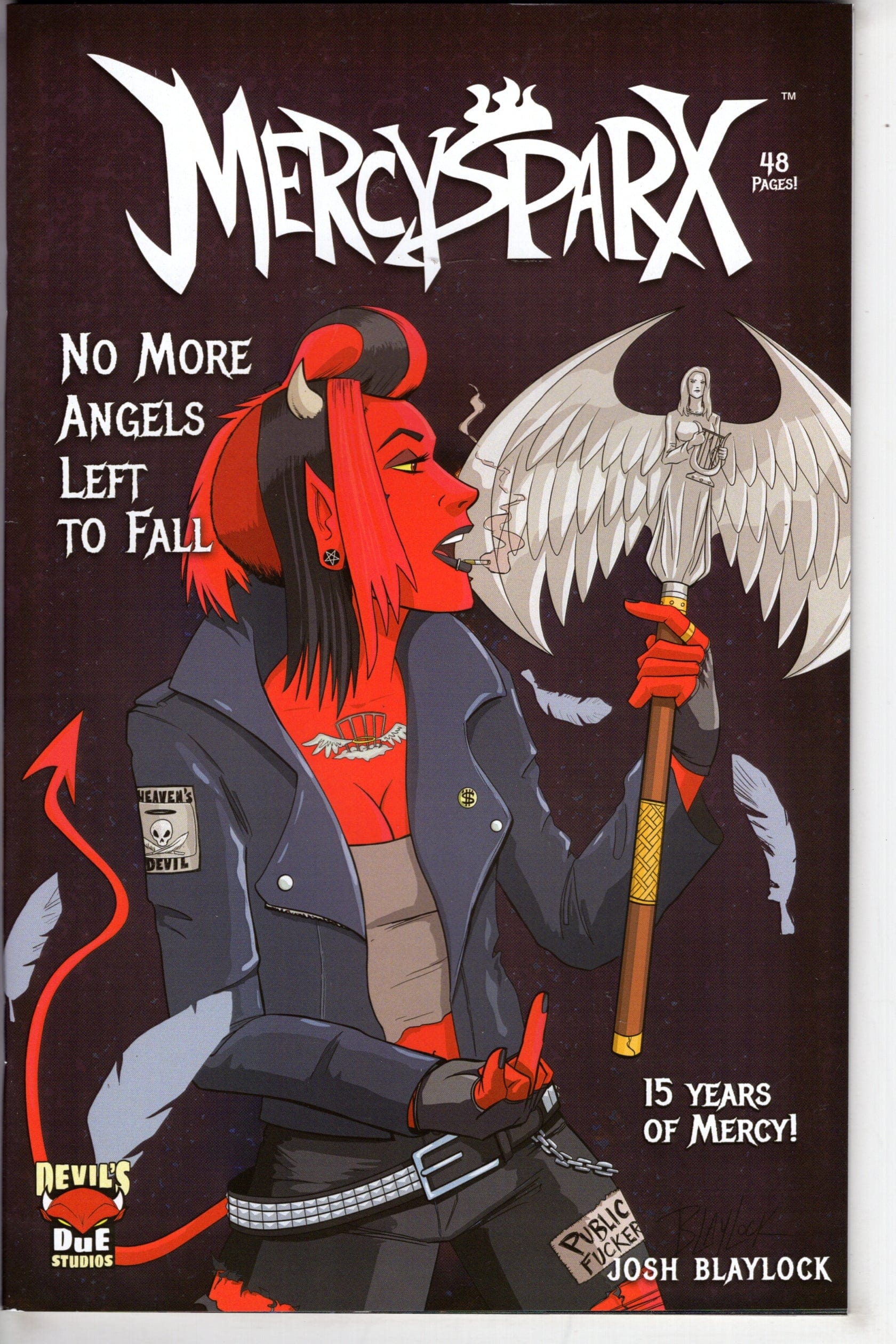 DEVILS DUE COMIC BOOK Mercy Sparx No More Angels Left To Fall Cover A Blaylock (Mature)