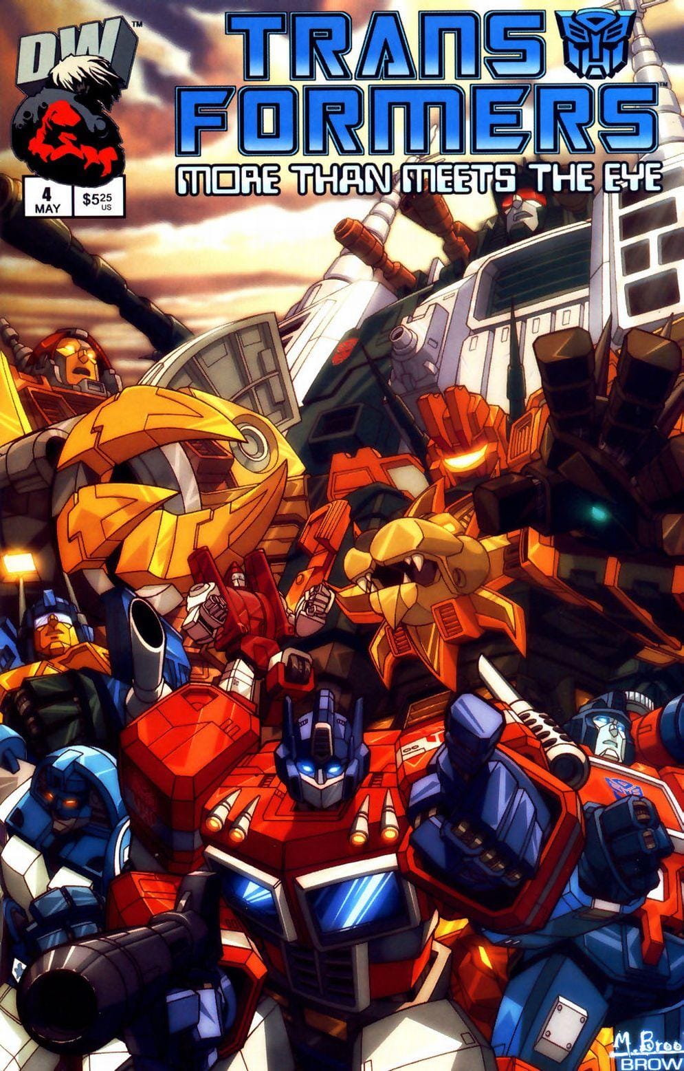 Dreamwave Comics Transformers: More than Meets the Eye #4 [VG/FN]
