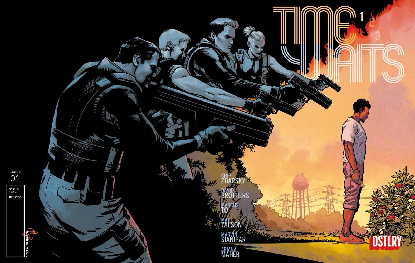 DSTLRY MEDIA COMIC BOOK Time Waits #1 Cover A To