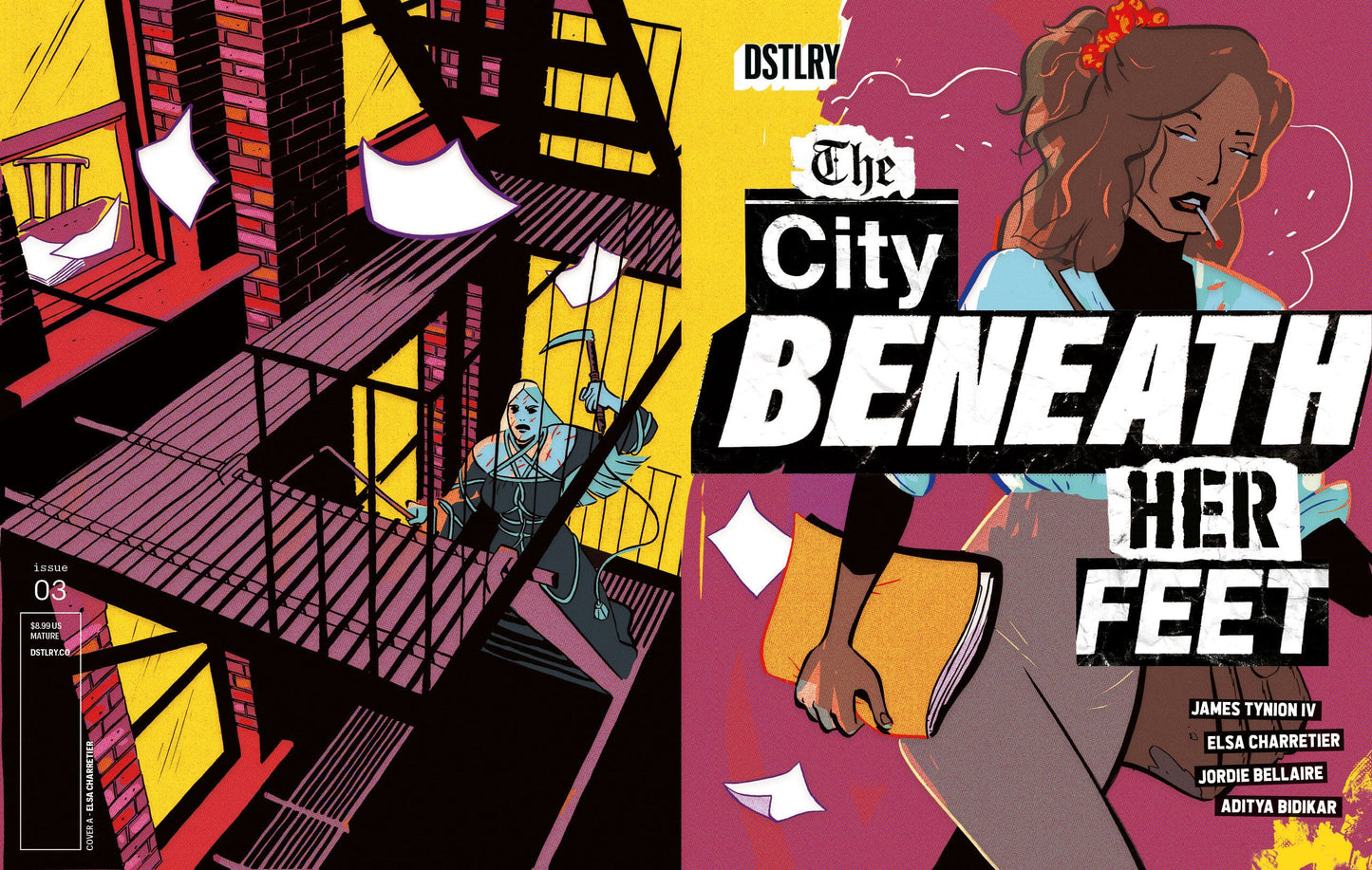 DSTLRY NEW THIS WEEK THE CITY BENEATH HER FEET #3 CVR A ELSA CHARRETIER (VF/NM)