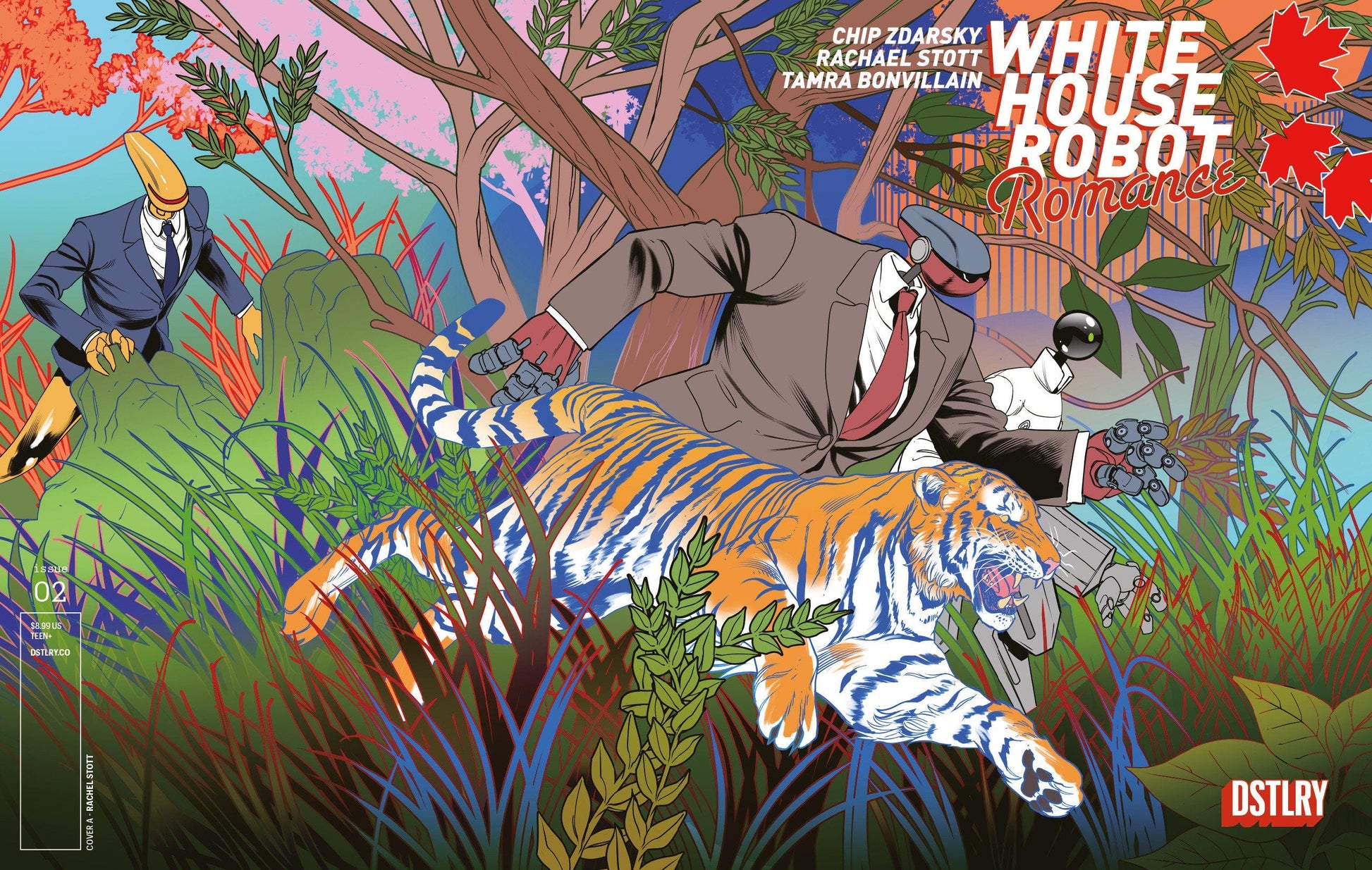 DSTLRY NEW THIS WEEK WHITE HOUSE ROBOT ROMANCE #2 CVR A RACHAEL STOTT