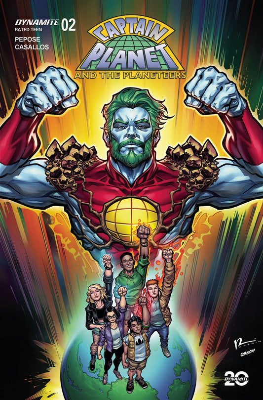 DYNAMITE COMIC BOOK CAPTAIN PLANET #2 CVR A CHAD HARDIN