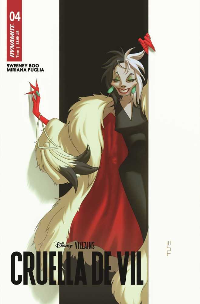 DYNAMITE COMIC BOOK Disney Villains Cruella De Vil #4 Cover B Forbes