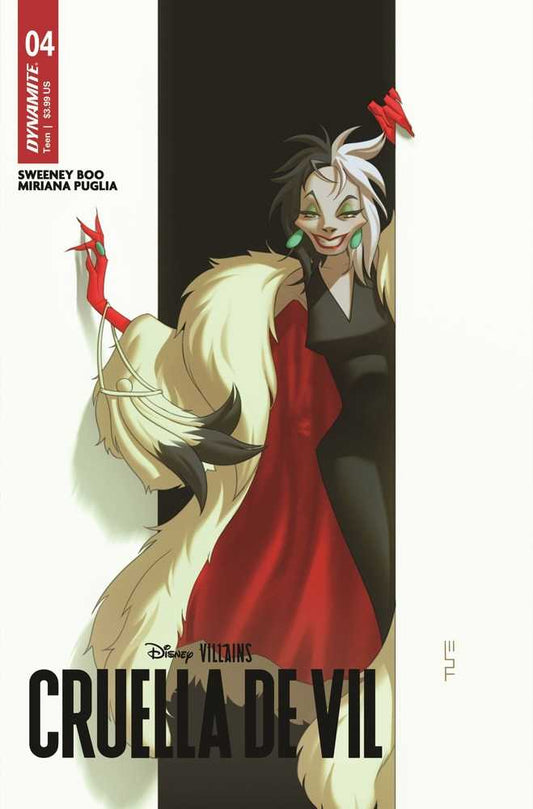 DYNAMITE COMIC BOOK Disney Villains Cruella De Vil #4 Cover B Forbes