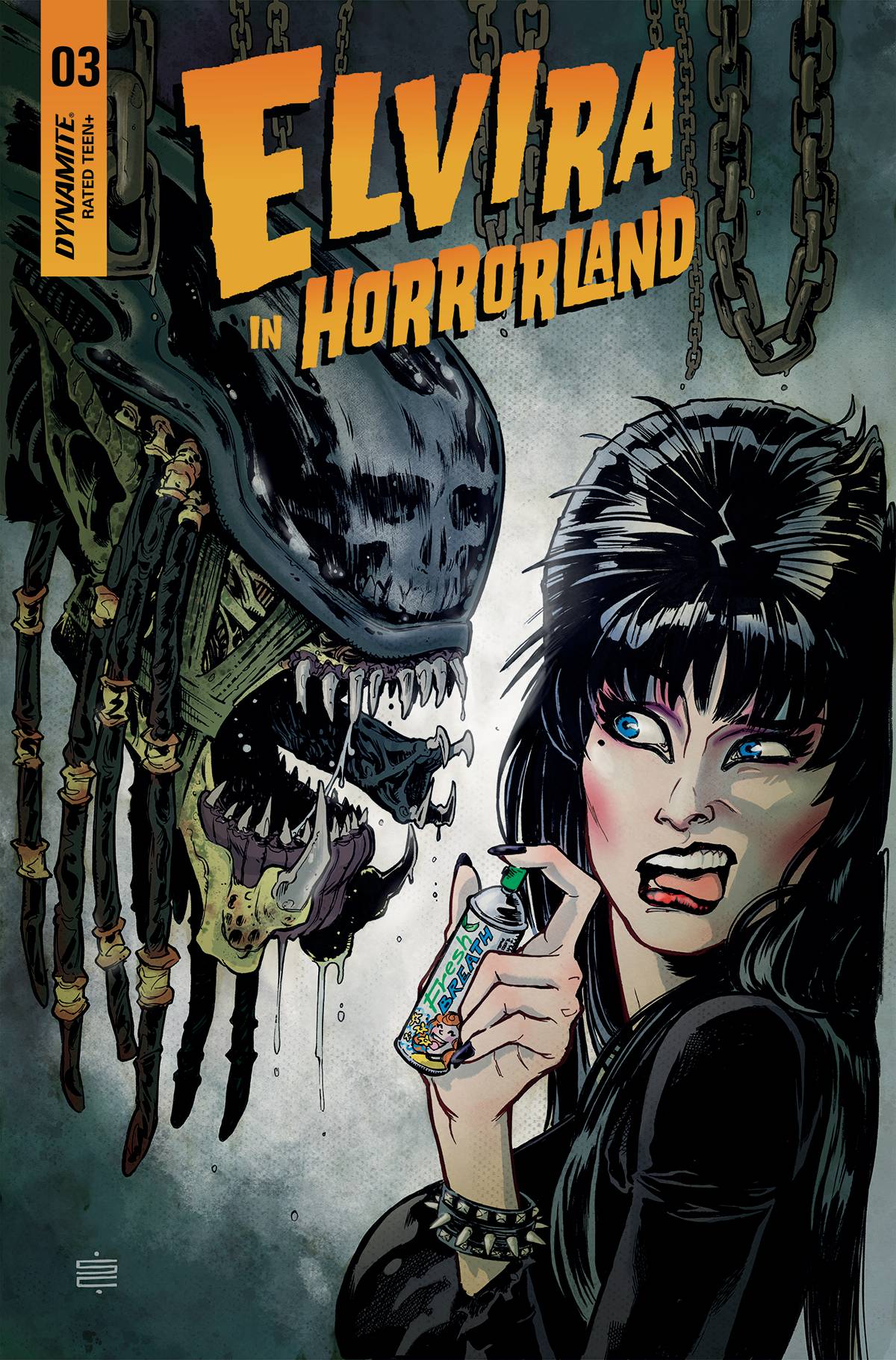 DYNAMITE COMIC BOOK ELVIRA IN HORRORLAND #3 CVR C CALIFANO (VF/NM)