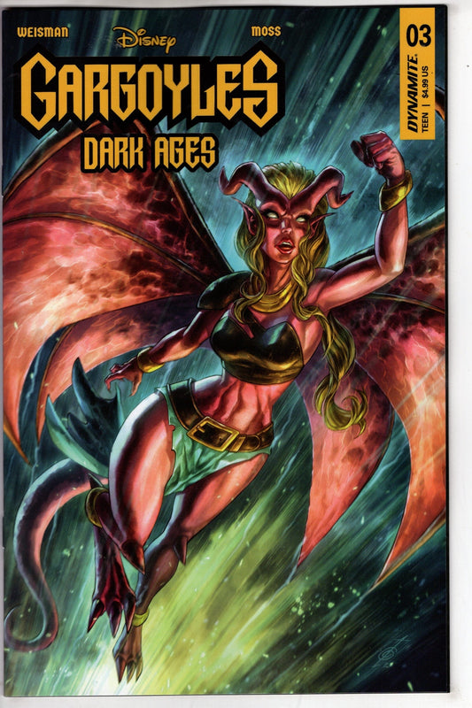 DYNAMITE COMIC BOOK Gargoyles Dark Ages #3 Cover B Quah