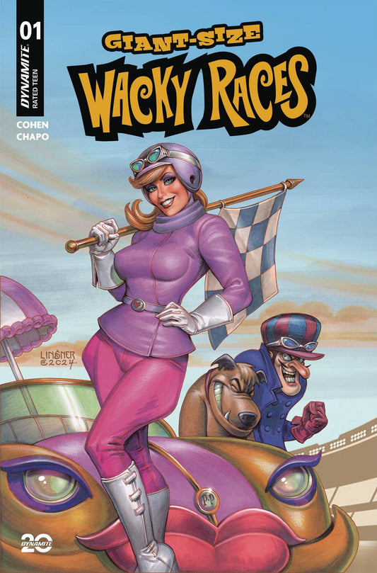 DYNAMITE COMIC BOOK GIANT-SIZE WACKY RACES #1 CVR A LINSNER