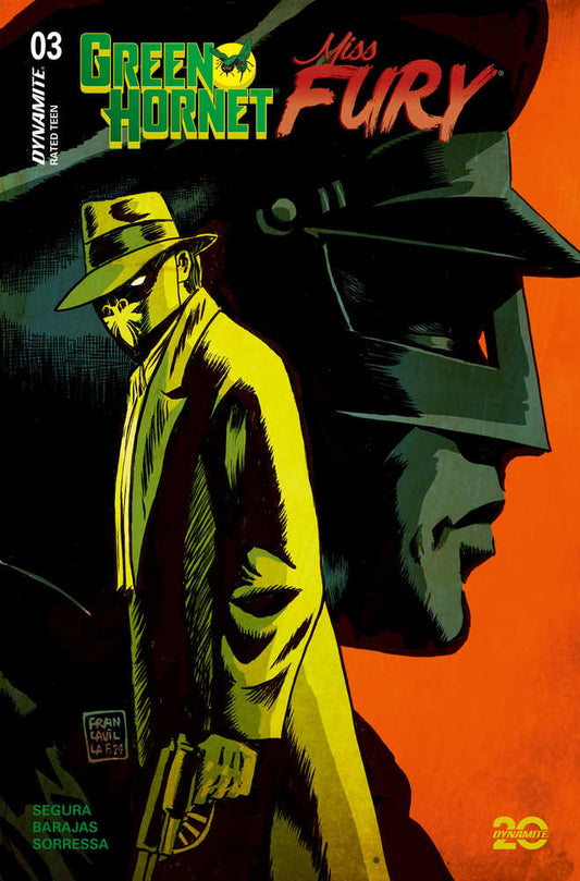 DYNAMITE COMIC BOOK Green Hornet Miss Fury #3 Cover A Francavilla