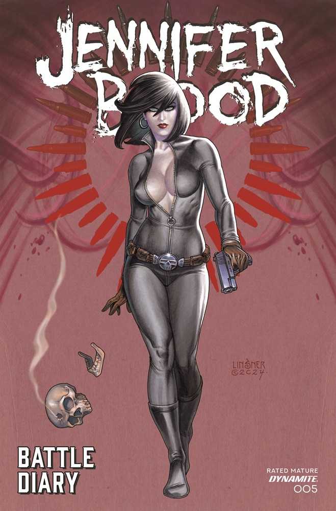 DYNAMITE COMIC BOOK Jennifer Blood Battle Diary #5 Cover A Linsner (Mature)