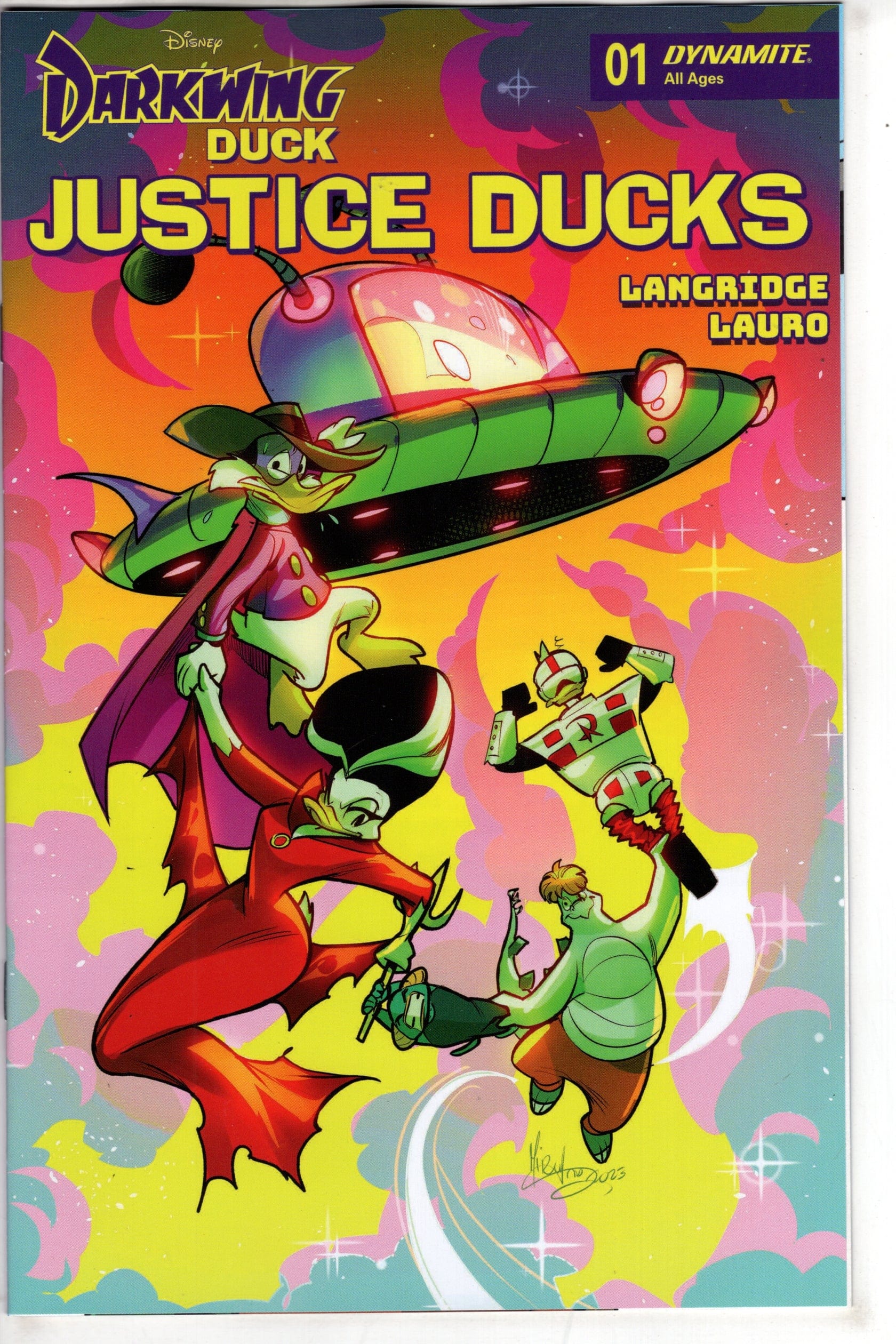 DYNAMITE COMIC BOOK Justice Ducks #1 Cover A Andolfo