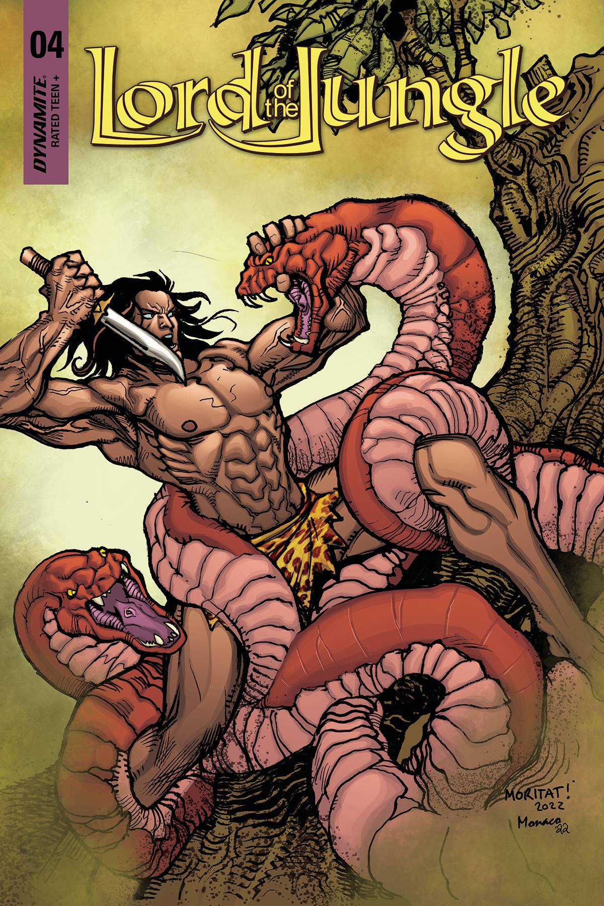 DYNAMITE COMIC BOOK LORD OF THE JUNGLE #4 CVR D MORITAT (VF)