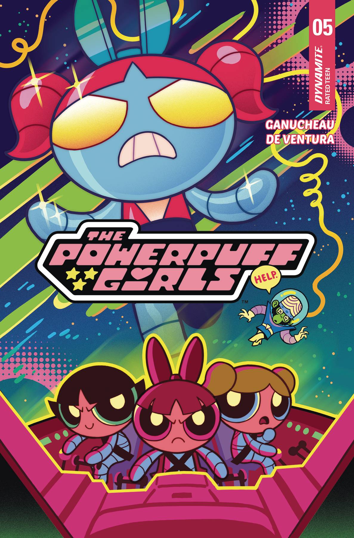 DYNAMITE COMIC BOOK POWERPUFF GIRLS #5 CVR A GANUCHEAU