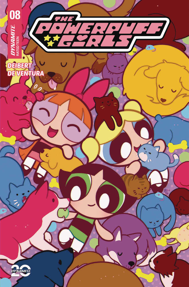 DYNAMITE COMIC BOOK Powerpuff Girls #8 Cover A Ganucheau