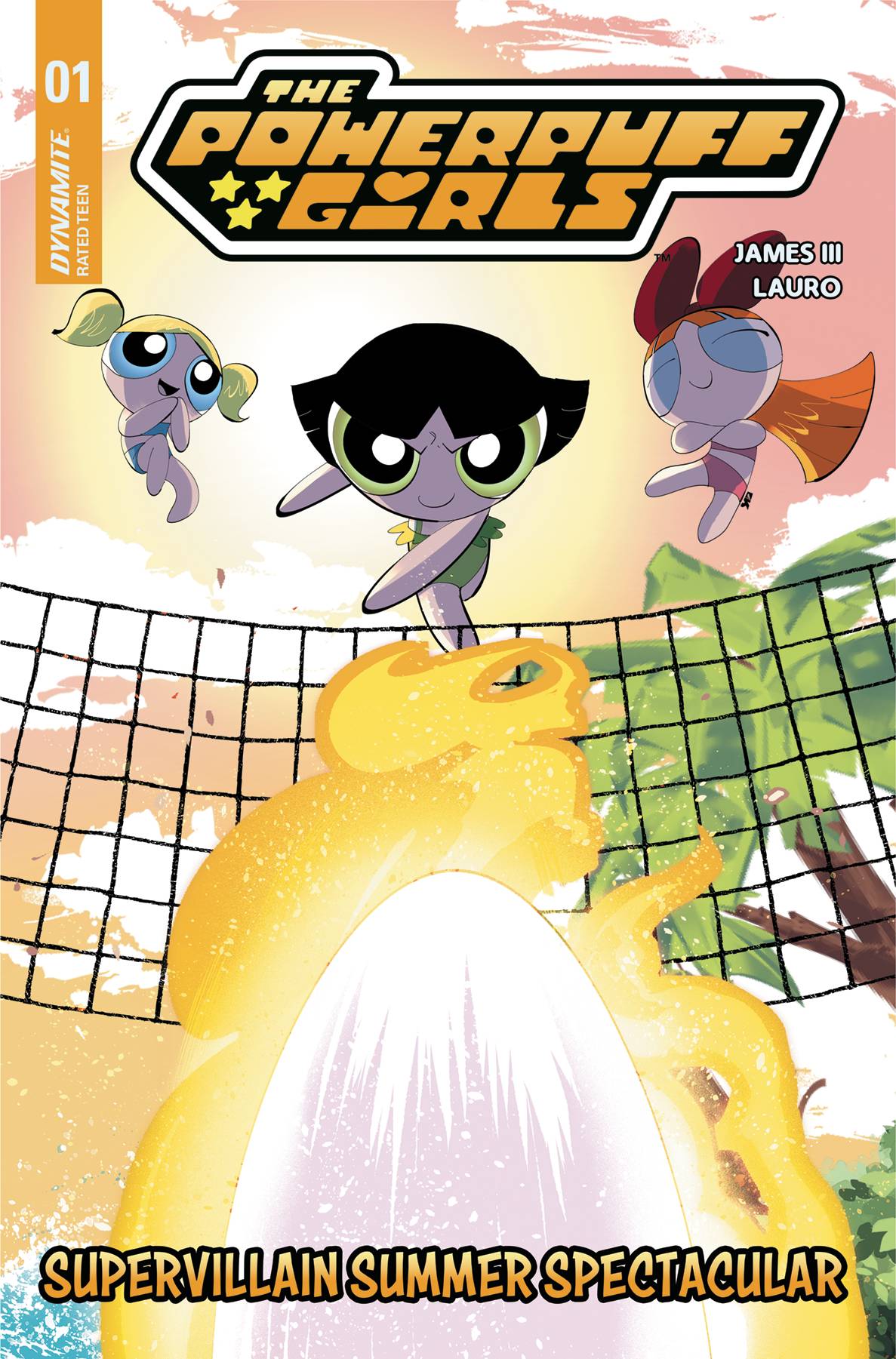DYNAMITE COMIC BOOK POWERPUFF GIRLS SUPERVILLAIN SUMMER SPECTACULAR #1 (ONE SHOT) CVR C GEORGE KAMBADAIS VAR